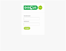Tablet Screenshot of intranet.discus.nl