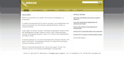 Desktop Screenshot of discus.dk