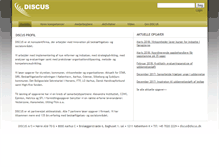 Tablet Screenshot of discus.dk